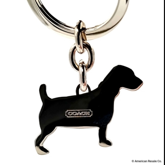 COACH Signature Jack Russel Terrier Handbag Charm Keychain Fob-Style 7321 - Picture 5 of 7